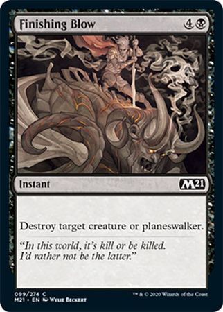 Finishing Blow 099/274 - Magic 2021 (M21) Singles (Español)