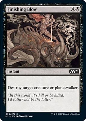 Finishing Blow 099/274 - Magic 2021 (M21) Singles (Español)