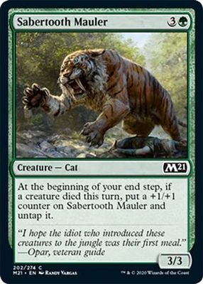 Sabertooth Mauler 202/274 Magic 2021 (M21) Singles (Español)