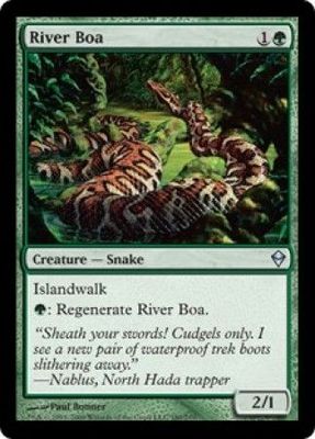 River Boa Zendikar Singles