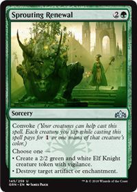 Sprouting Renewal 145/259 - Guilds of Ravnica Singles