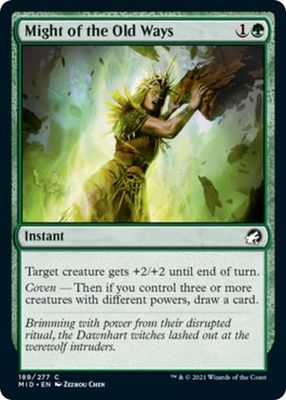 Might of the Old Ways 189/277 Innistrad: Midnight Hunt Singles
