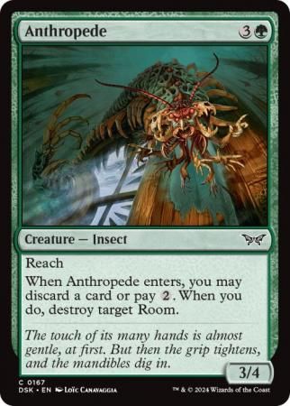 Anthropede 167 Duskmourn: House of Horror Singles (Español)