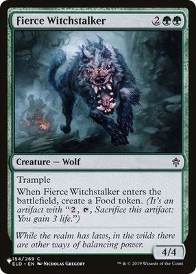 Fierce Witchstalker 154/269 - The List The List Singles