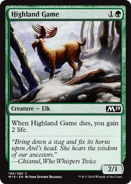 Highland Game 188/280 - Magic 2019 (M19) Singles (Español)