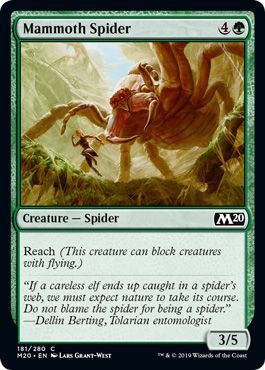Mammoth Spider 181/280 - Magic 2020 (M20) Singles
