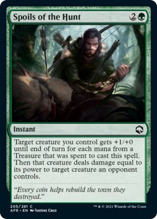 Spoils of the Hunt 205/281 - Adventures in the Forgotten Realms Singles