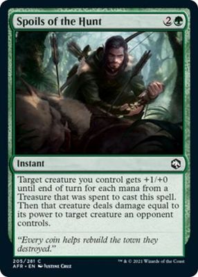 Spoils of the Hunt 205/281 - Adventures in the Forgotten Realms Singles (Español)