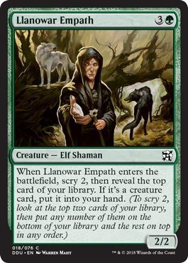 Llanowar Empath Duel Decks Elves vs. Inventors Singles