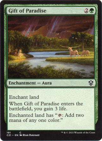 Gift of Paradise 191 Commander 2021 Singles