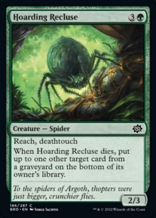 Hoarding Recluse 186/287 The Brothers&#39; War Singles (Español)