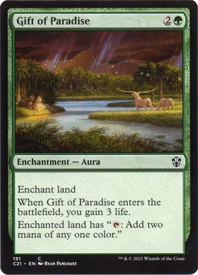Gift of Paradise 191 Commander 2021 Singles