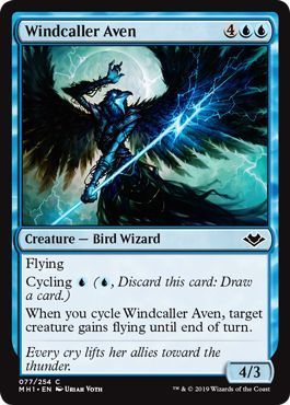 Windcaller Aven 077/254 - Modern Horizons Singles