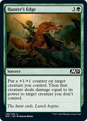 Hunter&#39;s Edge 189/274 Magic 2021 (M21) Singles (Español)