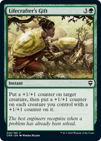 Lifecrafter&#39;s Gift 240/361 - Commander Legends Singles