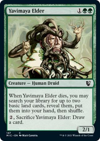 Yavimaya Elder 147 Innistrad: Midnight Hunt Commander Singles