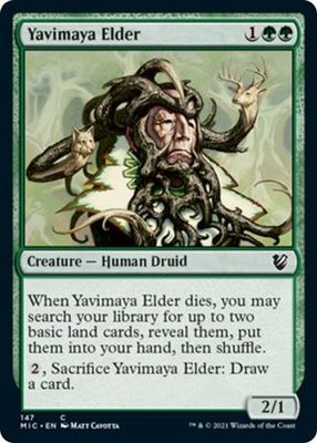 Yavimaya Elder 147 Innistrad: Midnight Hunt Commander Singles