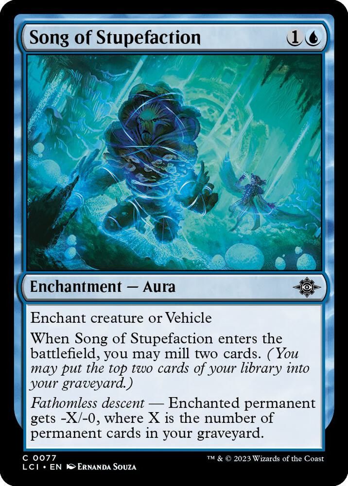 Song of Stupefaction - The Lost Caverns of Ixalan (LCI) The Lost Caverns of Ixalan (Español)