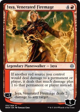 Jaya, Venerated Firemage 135/264 - War of the Spark Singles (Español)