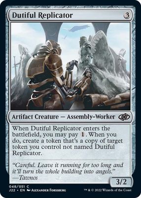 Dutiful Replicator 048/051 Jumpstart 2022 Singles