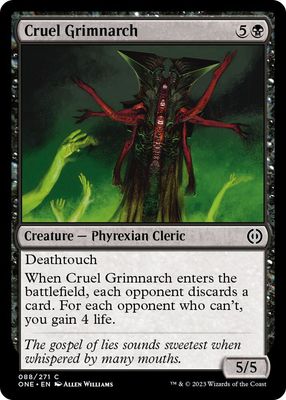 Cruel Grimnarch 088/271 - Phyrexia All Will Be One Singles (Español)