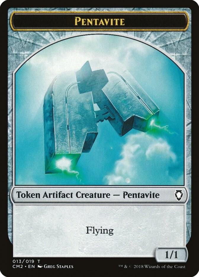 Pentavite Token  013/019- Commander Anthology Volume II (CM2)