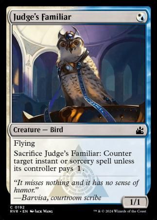 Judge&#39;s Familiar 0192 Ravnica Remastered Singles
