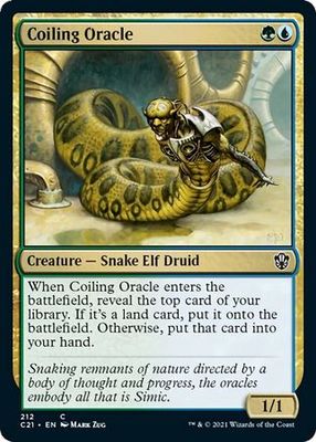 Coiling Oracle 212 Commander 2021 Singles
