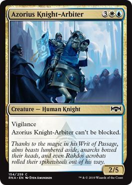 Azorius Knight-Arbiter 154/259 - Ravnica Allegiance Singles