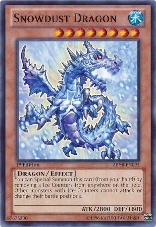Snowdust Dragon - ABYR-EN093 - Common 1st Edition Abyss Rising 1st Edition Singles