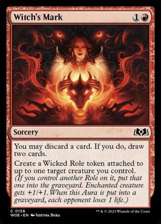 Witch&#39;s Mark 0158 Wilds of Eldraine Singles (Español)