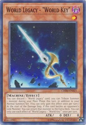 World Legacy - &quot;World Key&quot; - CHIM-EN021 - Common Unlimited Chaos Impact Unlimited Singles