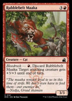 Rubblebelt Maaka 0121 Ravnica Remastered Singles