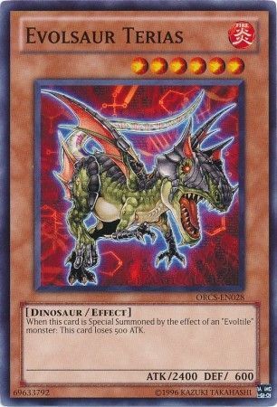 Evolsaur Terias - ORCS-EN028 - Common Unlimited Order of Chaos Unlimited Singles