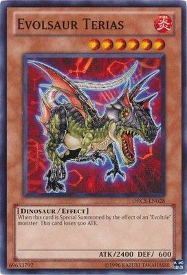 Evolsaur Terias - ORCS-EN028 - Common Unlimited Order of Chaos Unlimited Singles