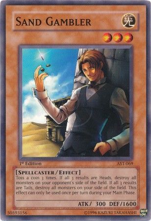 Sand Gambler - AST-069 - Common 1st Edition Ancient Sanctuary [AST] 1st Edition Singles