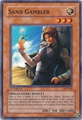 Sand Gambler - AST-069 - Common 1st Edition Ancient Sanctuary [AST] 1st Edition Singles