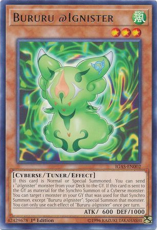 Bururu @Ignister - IGAS-EN002 - Rare 1st Edition Ignition Assault 1st Edition Singles (espanol)