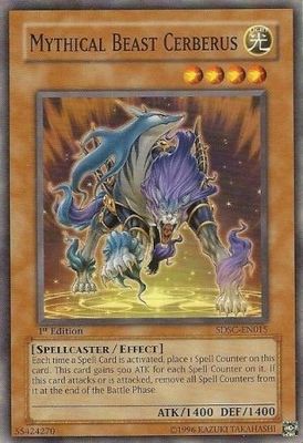 Mythical Beast Cerberus - SDSC-EN015 - Common 1st Edition Structure Deck: Spellcaster&#39;s Command 1st Edition Singles