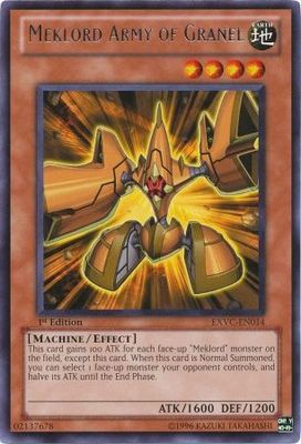 Meklord Army of Granel - EXVC-EN014 - Rare 1st Edition Extreme Victory 1st Edition Singles