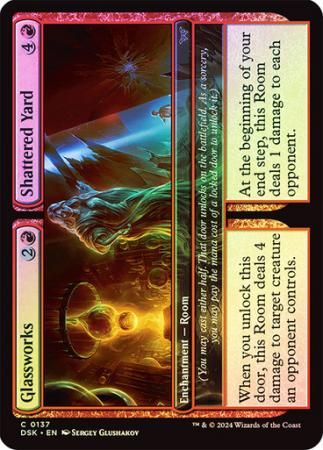 Glassworks // Shattered Yard 137 - Foil Duskmourn: House of Horror Foil Singles