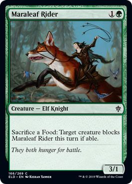 Maraleaf Rider 166/269 Throne of Eldraine Singles