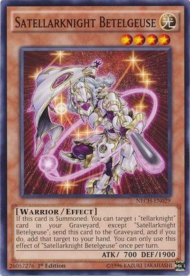 Satellarknight Betelgeuse - NECH-EN029 - Common 1st Edition The New Challengers (NECH) 1st Edition Singles