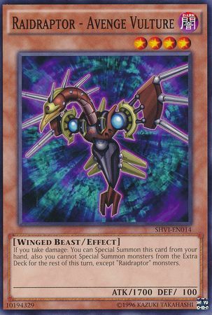Raidraptor - Avenge Vulture - SHVI-EN014 - Common Unlimited Shining Victories Unlimited Singles