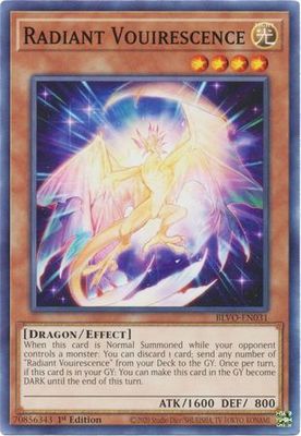Radiant Vouirescence - BLVO-EN031 - Common 1st Edition Blazing Vortex 1st Edition Singles (espanol)