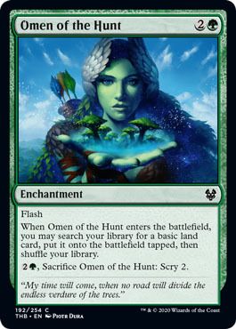 Omen of the Hunt 192/254 - Theros: Beyond Death Singles