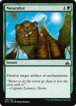 Naturalize 139/196 - Rivals of Ixalan Singles