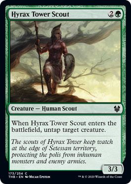 Hyrax Tower Scout 173/254 - Theros: Beyond Death Singles (Español)