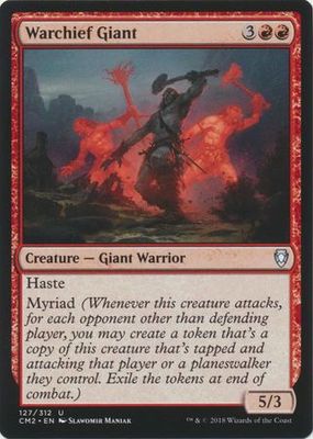 Warchief Giant 127/312 Commander Anthology Volume II Singles