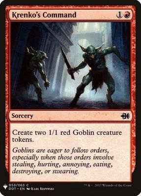 Krenko&#39;s Command 053/063 - The List Reprints